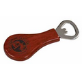 Pear Shape Wood Bottle Opener